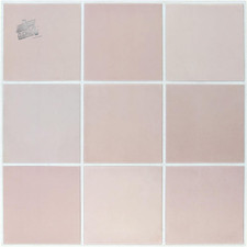 Matte Pink PVC Kitchen Tile Stickers Self Adhesive Wall Tiles 30x30 10pcs