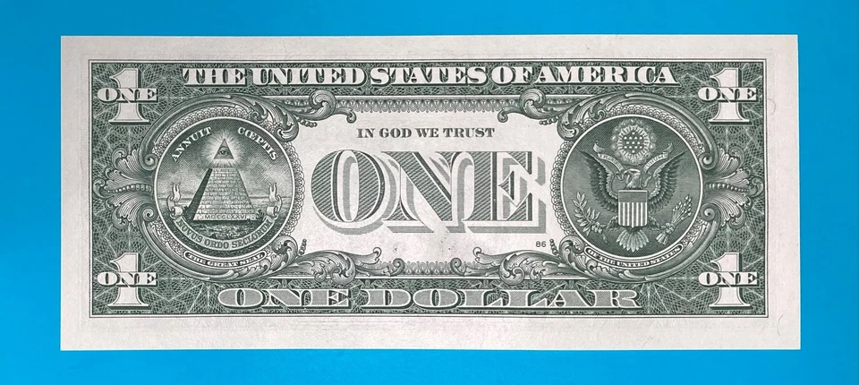 February 21, 1994 (L 02211994 K) BIRTHDAY ANNIVERSARY $1 One Dollar Bill *UNC* - Image 3 of 4