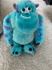Disney Store Pixar Monsters Inc Sully 15" Authentic Stuffed Animal Plush