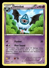Swoobat Rare Normal Emerging Powers 37/98 MP Pokémon TCG