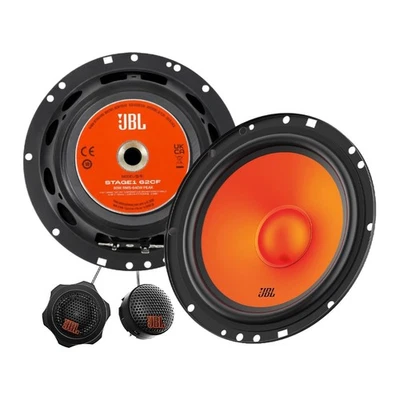 Kit 4 Casse Altoparlanti JBL Stage1 62CF Avant 6,5" 4Ω 2 Voies Peugeot 207CC - Photo 1/4