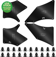 Splash Guard Fender Liner Shields For Toyota Tacoma 2005-2020 Matte Black