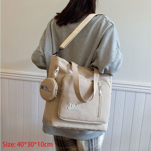 Lightweight Shoulder Bag Cross Body Messenger Bag Student Women Girl - Picture 2 of 16