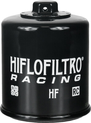 Hi Flo Racing Replacement Oil Filter Black fits Suzuki/Cagiva/Aprilia HF138RC