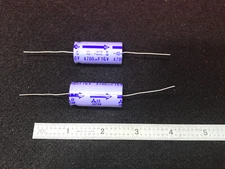Panasonic 4700UF 16V 85c Aluminum Electrolytic Capacitor Axial (QTY 2pcs) Japan