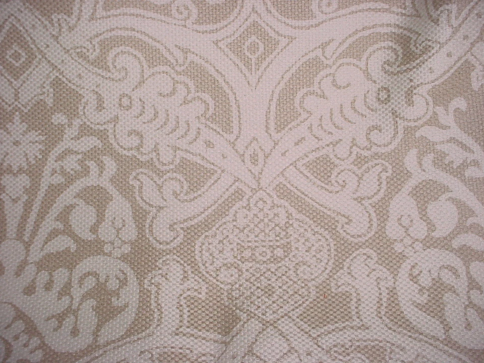 Tecido para estofamento de cortina de linho 6-1/2Y Clarence House 34251 Augusta damasco - Imagem 4 de 4