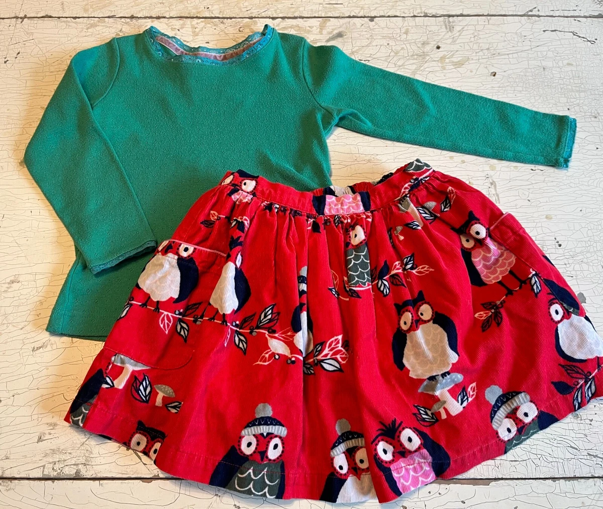 Lot De Vêtements Fille 4 Ans : T-shirt, Short Boden, Robe Kin, Jupe Gap - 100% Coton - Occasion Très Bon état