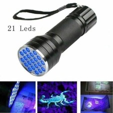 Pet Urine Detector Flashlight Torch UV Flashlight 21Lamp Beads Black Light