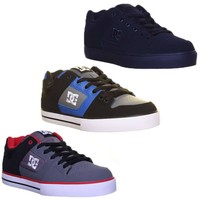 Dc Shoes Pure Mens Skate Trainers Size Uk 7 - 12 Dc Shoes Pure Mens Skate Trainers Size Uk 7 - 12