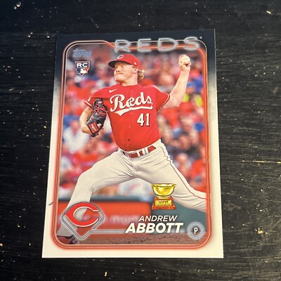 2024 Topps Series 1 Andrew Abbott Rookie Card #214 RC Reds