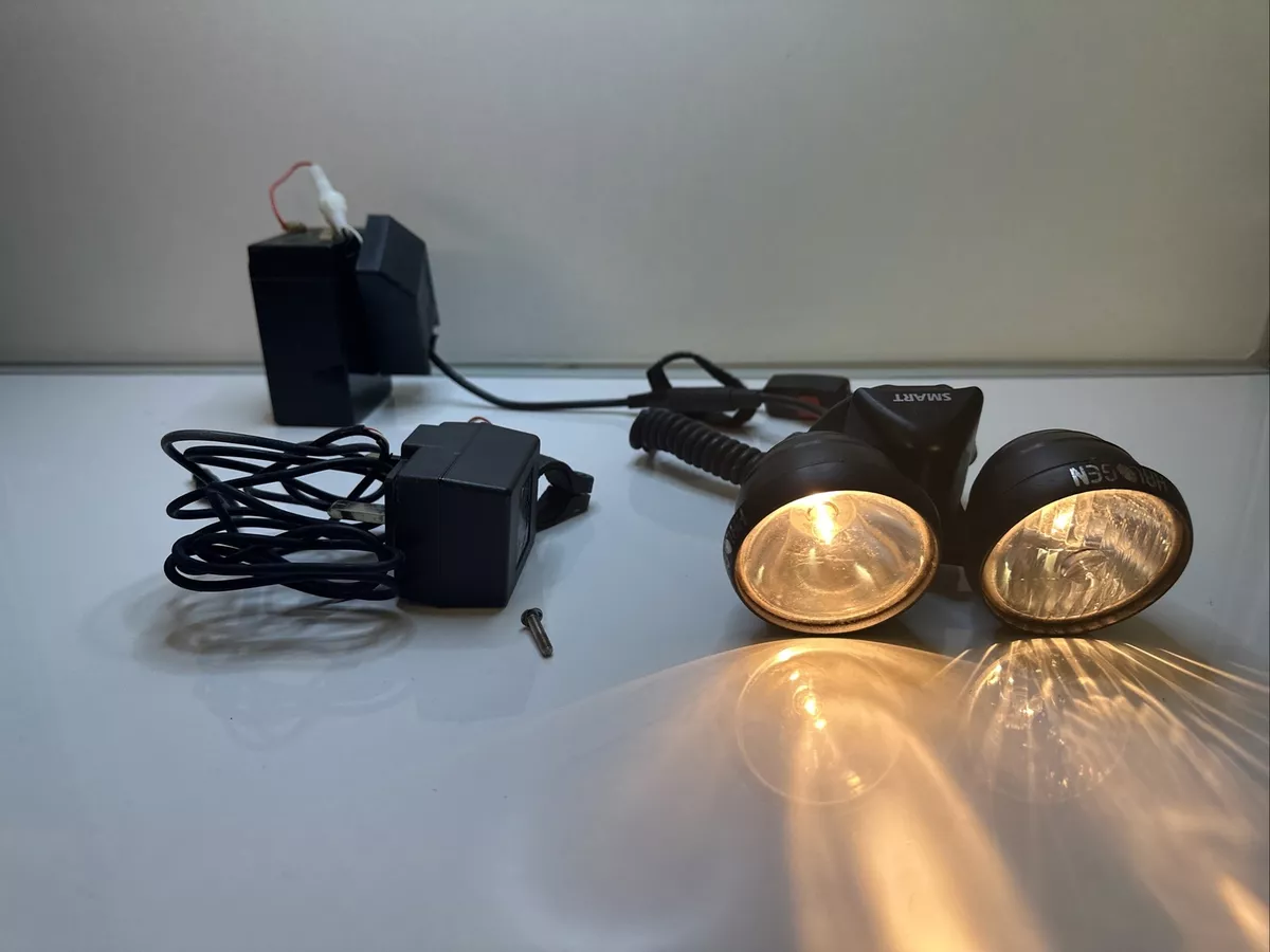 Smart Halogen White Front Twin Bike Light Spare Or Repairs Working