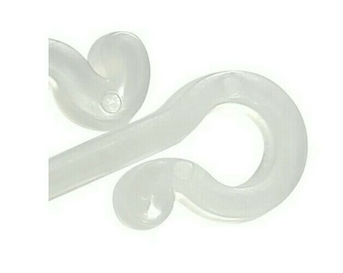2 Packs Holiday Home Gutter/Shingle Universal S Hook 40 Ct Ea 1.375 in 80 Total - Picture 4 of 6