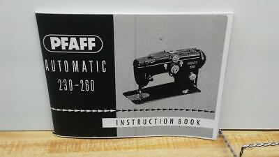 Pfaff 230 260 Industrial Sewing Machine Instruction Manual | eBay