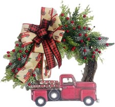 Christmas Party Fireplace Decor Wreath, Fall Front Door Wreath, Festival Wreath