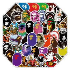 NEW 50Pcs Hypebeast Stickers Pack Bomb Vinyl Skateboard Guitar Luggage Decal Lot
