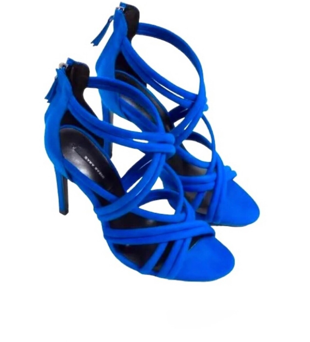 royal blue zara heels