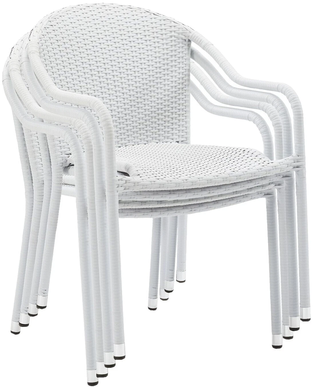 Wicker Stacking Chair Patio Chairs