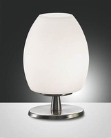 Fabas Luce Tischleuchte Rockford G9 Ø120Mm Warmweiß Weiß Dimmbar