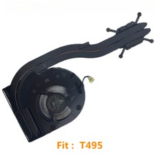 CPU Cooling Fan Heatsink Radiator Cooler For Lenovo Thinkpad T495 Laptop 02DL962