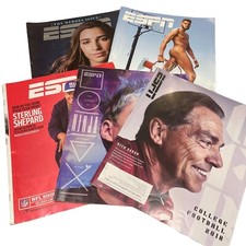 ESPN 5 MAGAZINE Lot 2018 KARL ANTHONY TOWNS  BODY Ninja Gamer Nick Saban