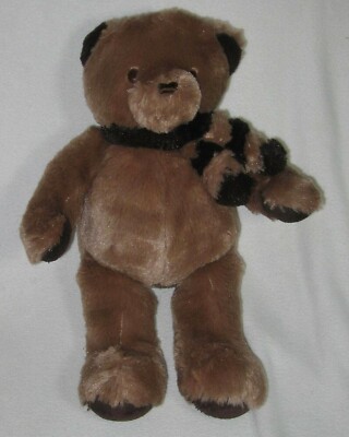 Brookstone NAP Teddy Bear Plush Lovey Brown 14'' Stuffed Toy