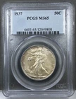 1937 U.S. 50c Walking Liberty Half Dollar PCGS MS65