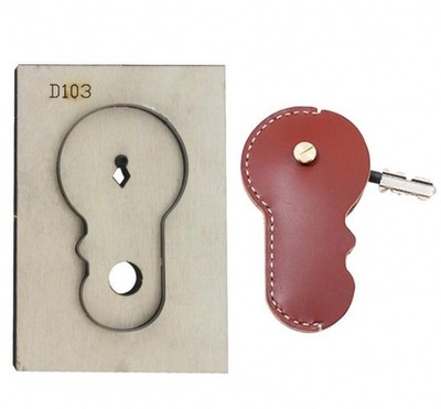 Key Holder Pendant Punch Tool, Die Cut Leather Cutting Die Embossing Template