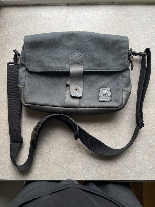 NutSac Waxed Canvas Satchel