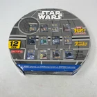 Funko Bitty Pop Star Wars 12-Pack w/Shelf, 0.9in, Multicolor