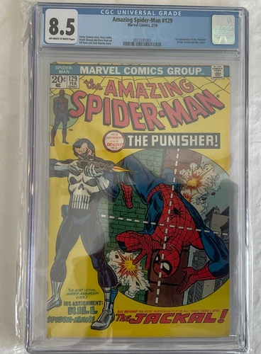 ASM #129 CGC 8.5 1st Punisher 1974 Bronze Age Key