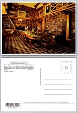 Adams National Historic Site Stone Library Quincy MA Postcard