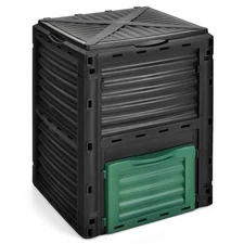 Costway Large Outdoor Compost Bin 80 Gal for Kitchen Waste & Garden Scraps