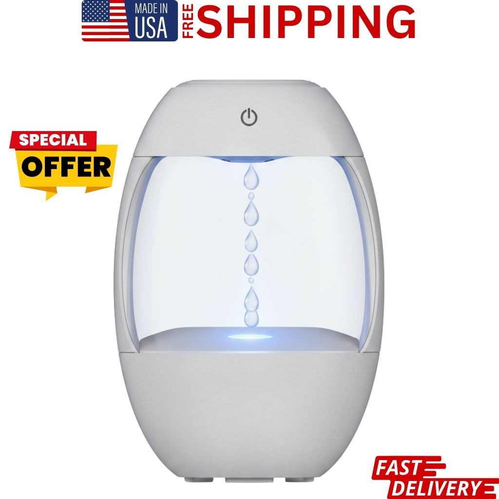 - Water Drop Backflow Mist Maker Air Led