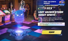 LOOT HACKER STORM SCOUT SPRITE - MAX LEVEL 5 - U KEEP IT - BOT LOBBY