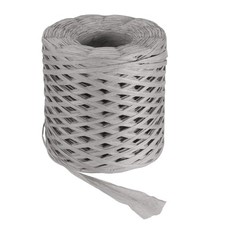 219 Yard Raffia Paper Craft Ribbon, Raffia Twine String, Gray