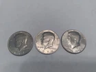 Lot Of 3 US Kennedy Half Dollar Coins (One Is Commemorative)