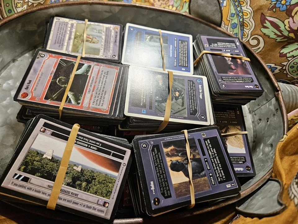 1995 STAR WARS CUSTOMIZABLE CARD GAME THE RULES, ABOUT 1400 CARDS GOOD CONDITION - Image 3 of 3