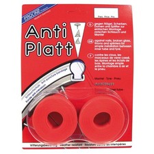 Asista Fahrrad Einlegeband Anti Platt Per Paar 25-28/622 25mm Rot Pannenschutz