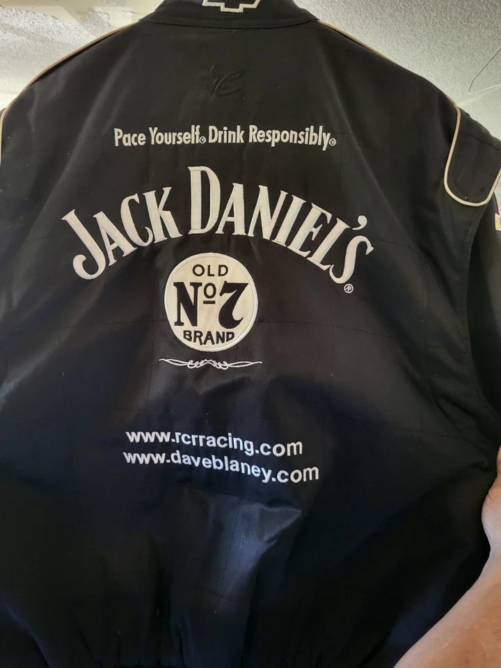 Jack Daniels Vintage Racing Chaqueta Negra Foto 2 de 4