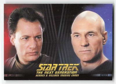 Star Trek The Next Generation Heroes & Villains #P1 Q & Picard Promo