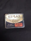 VINTAGE EX-LAX THE CHOCOLATE LAXATIVE TIN-18 TABS FOR 25 CENTS-BROOKLYN, N.Y.