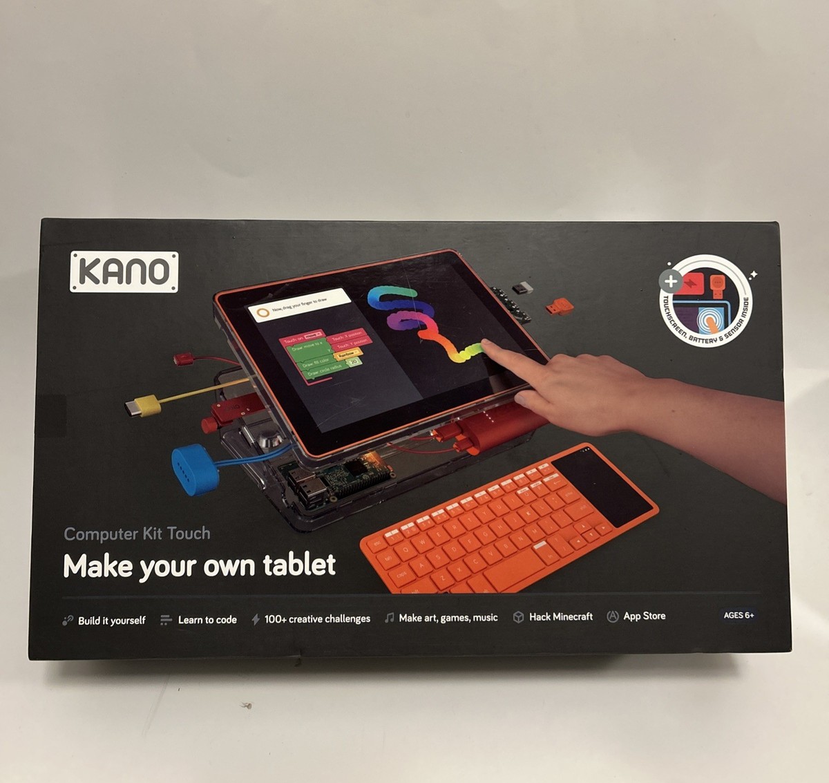 Kano Computer Kit Touch Complete With Touch Screen Make your own Tablet Kit  New