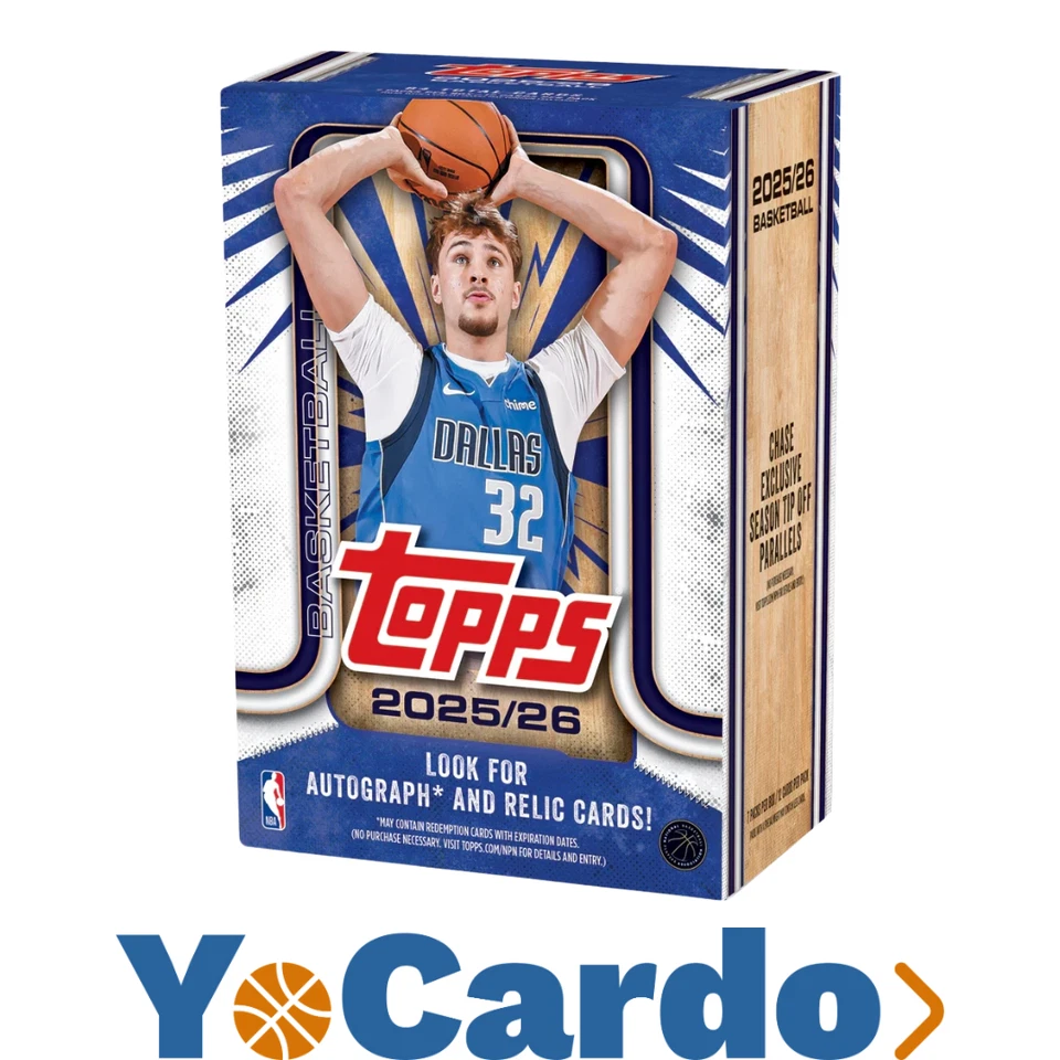 Caja de valor insignia de baloncesto de la NBA Topps 2025-26
