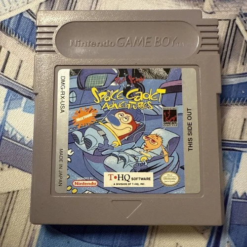 Ren and Stimpy Space Cadet Adventures (Nintendo Game Boy Color) US Game Cart