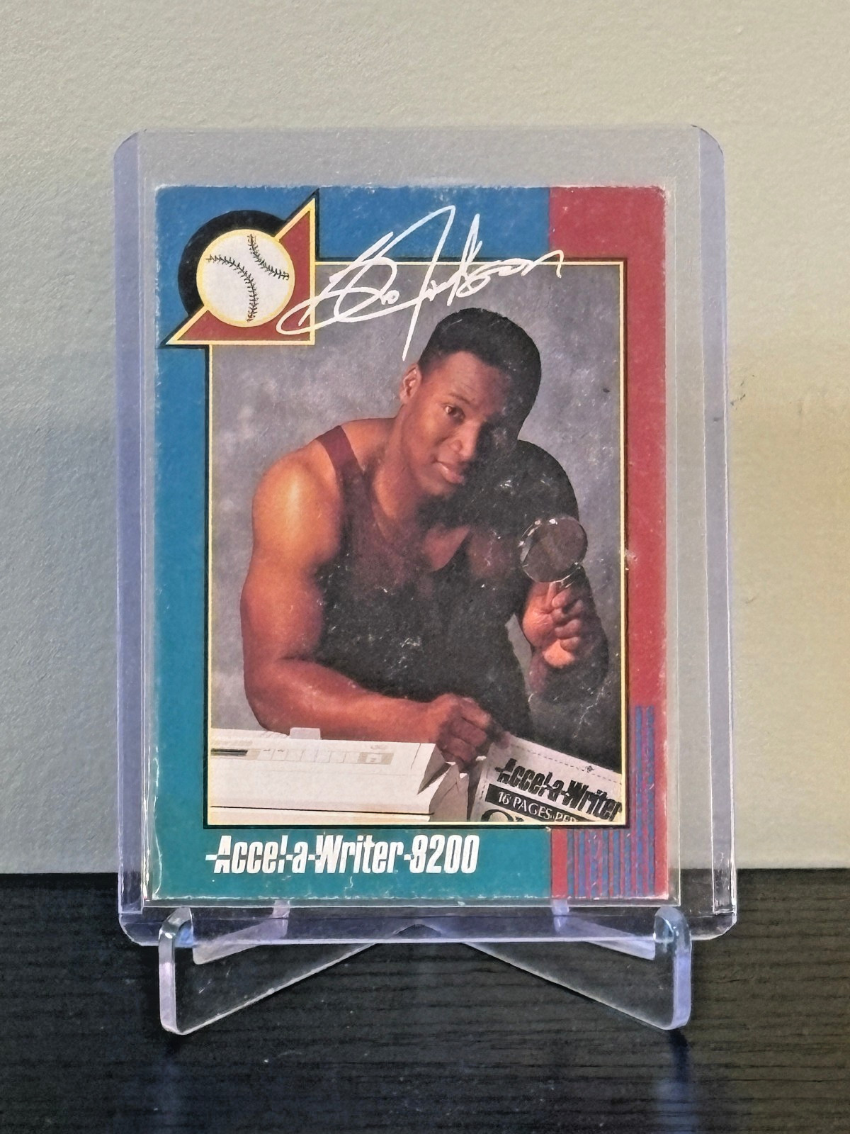 1994 Xante Accel-a-Writer-8200 Bo Jackson Promo Card