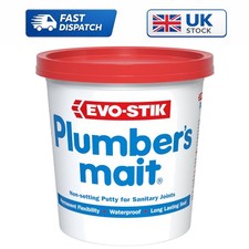 750g Plumber's Mait - Flexible, Non-Setting Putty for Sanitary Joint Protection