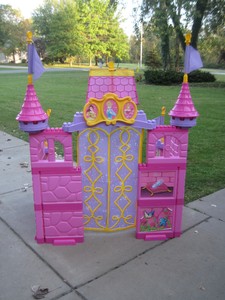 disney princess outdoor castle
