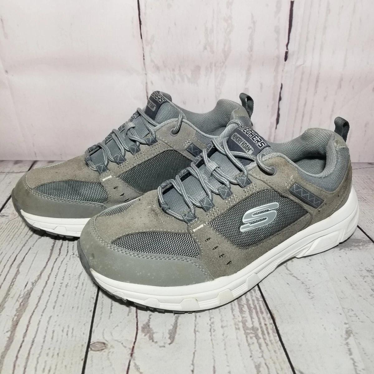 Mens gray shop skechers