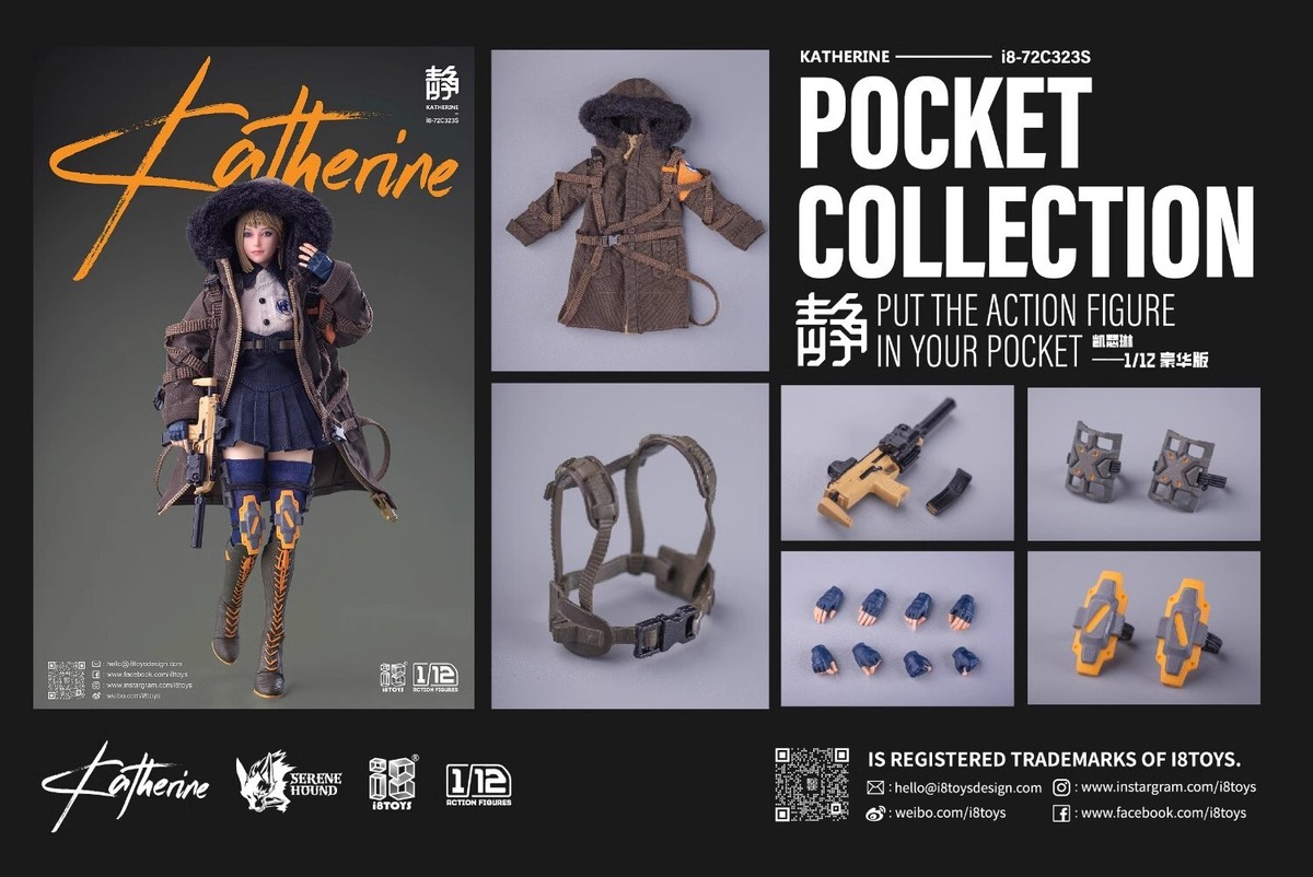 i8toys 1/12 Katherine Serene Hound Action Figure Model Deluxe Ver