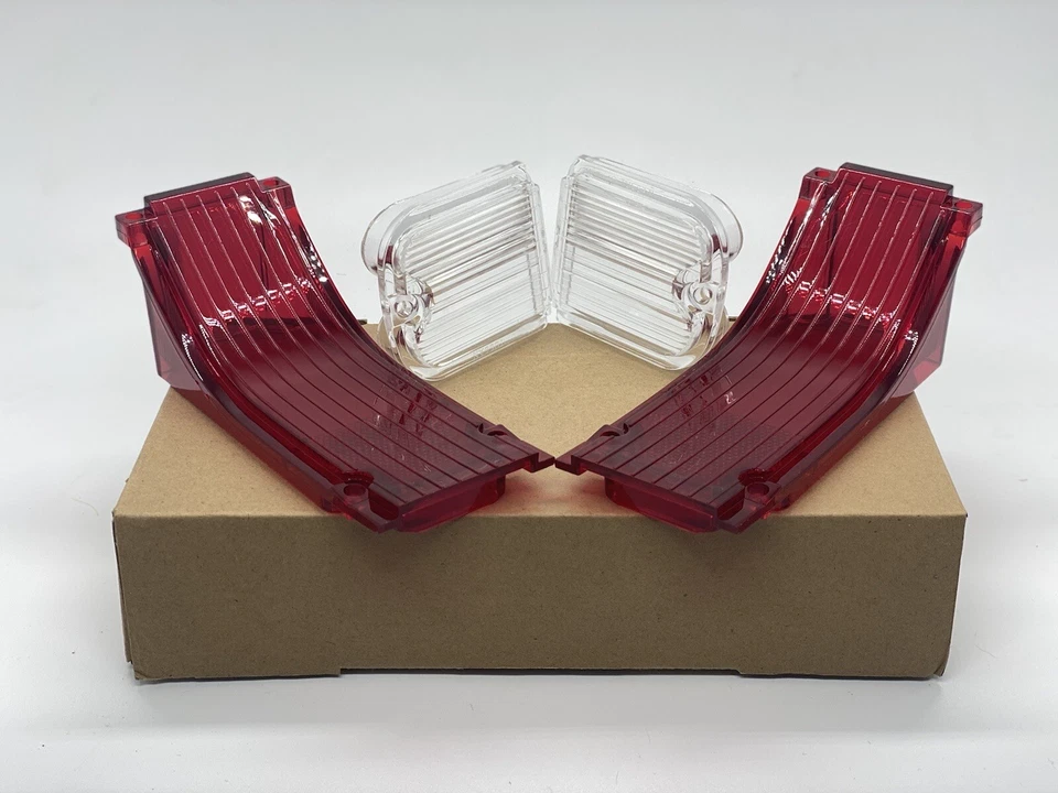 1966 Chevy Chevelle Tail Light Lens Back Up Lamp Lens Set - Image 3 of 4
